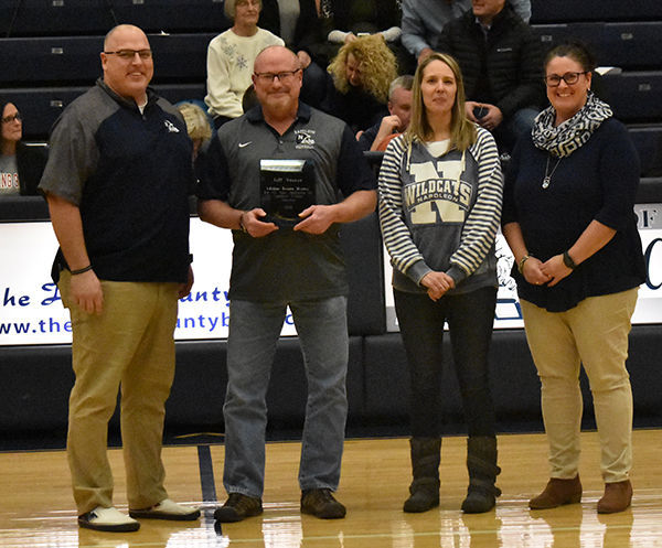 Stover presented with booster award